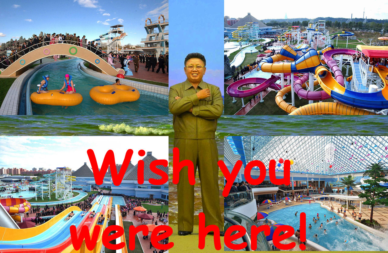 Vattenland öppnat i Nordkorea