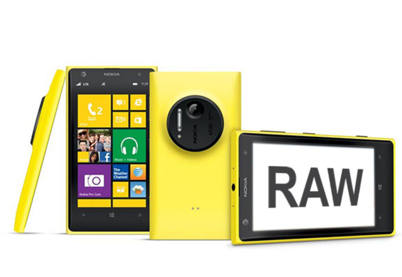 RAW-stöd i nya Nokia-mobilerna