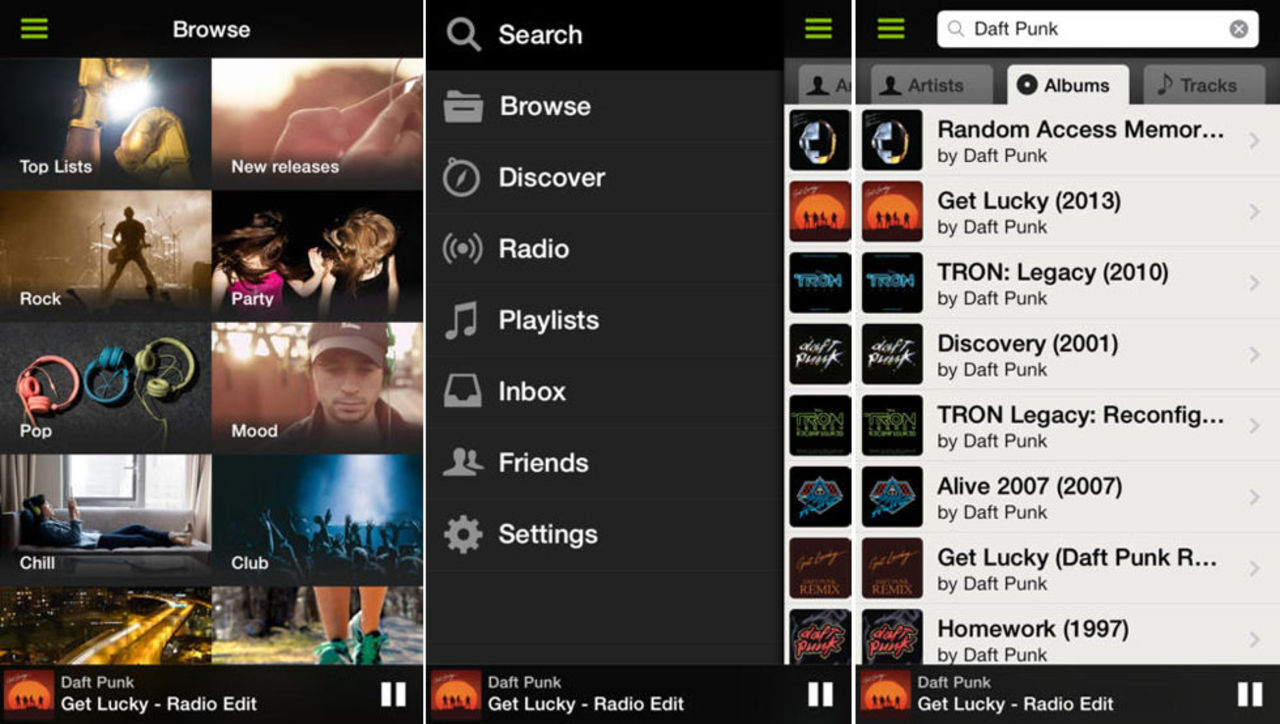Spotify nu kompatibelt med iOS 7