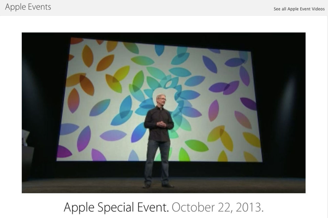 Kolla in iPad Air-presentationen