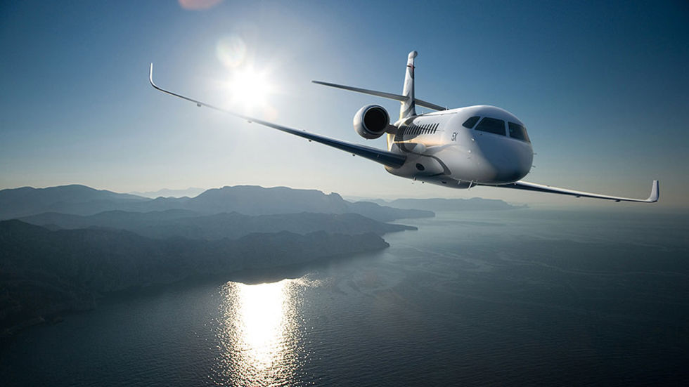 Lyxigt privatjet från Dassault