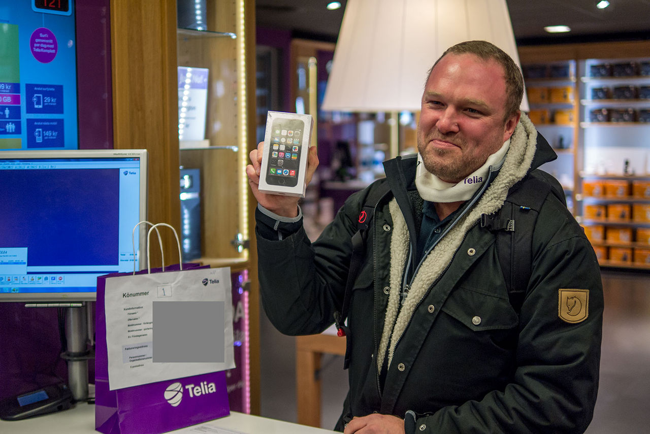 Stort intresse när nya iPhones släpptes