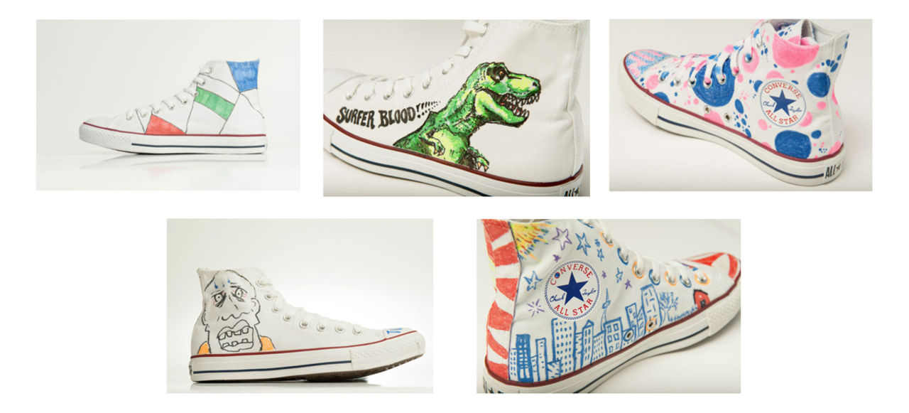 Köp ditt favoritbands designade Converse