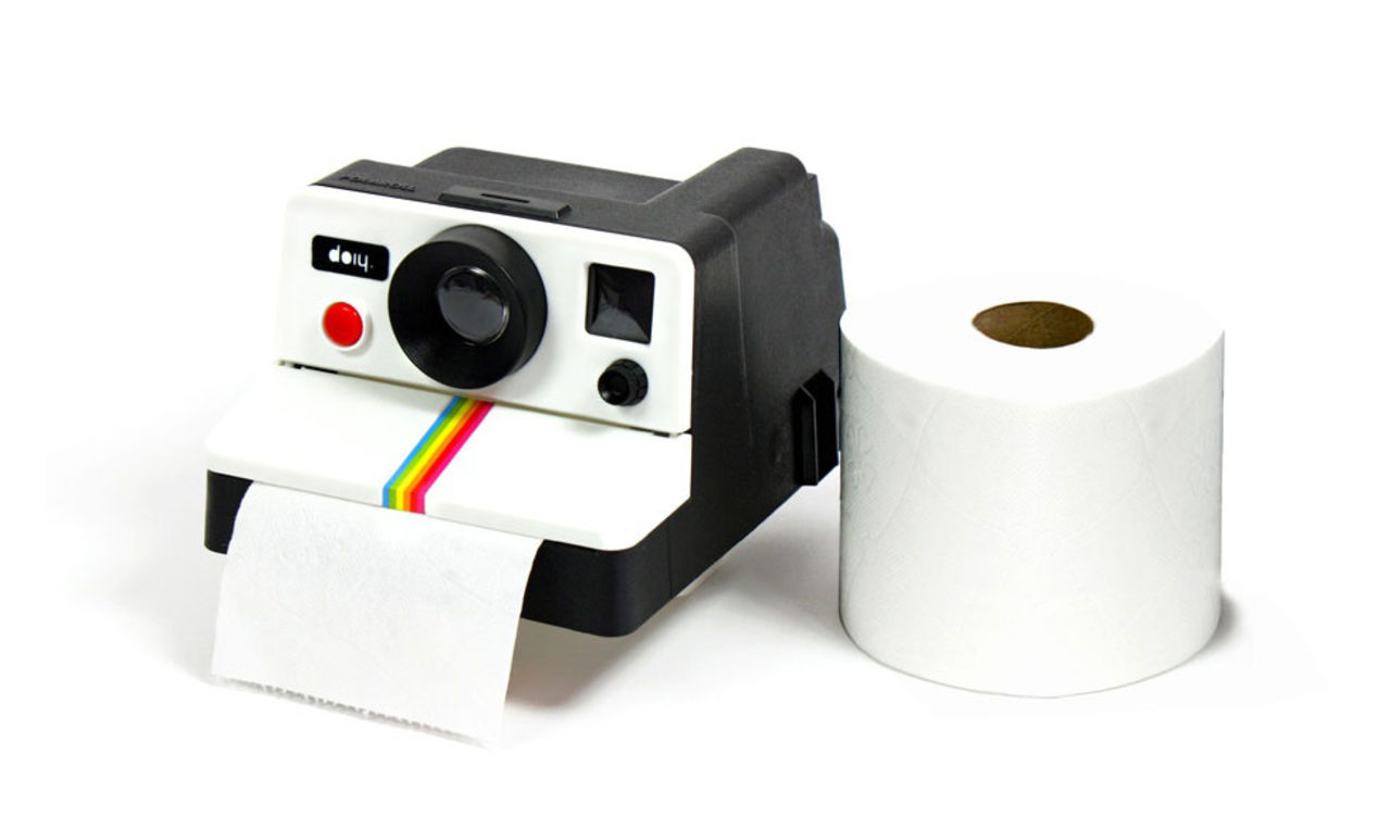 En toalettpappershållare för fotografen?