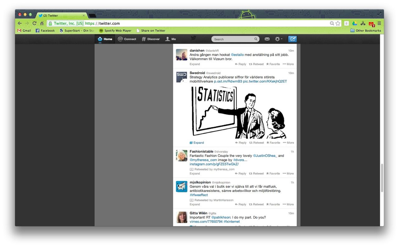 Twitter ändrar gränssnitt