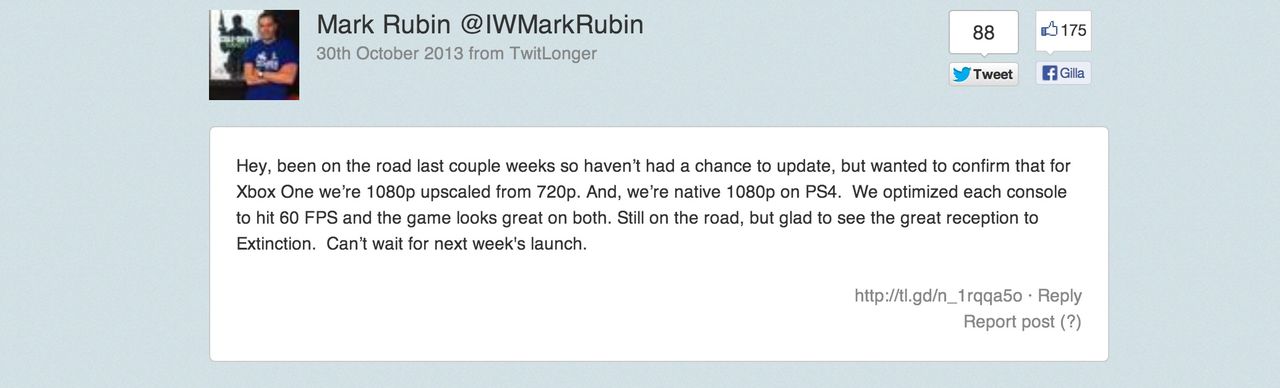 Call of Duty: Ghosts-upplösningar bekräftas