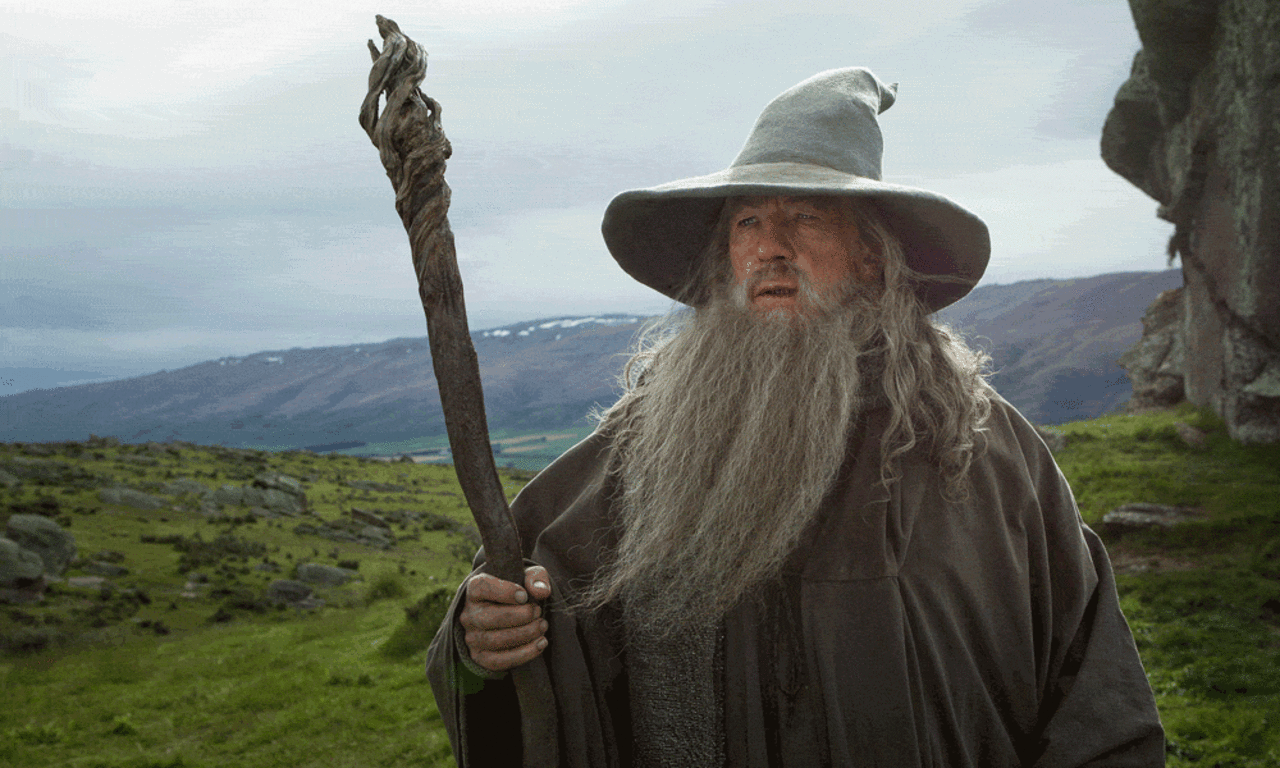 Gandalf träffar Bilbo som barn
