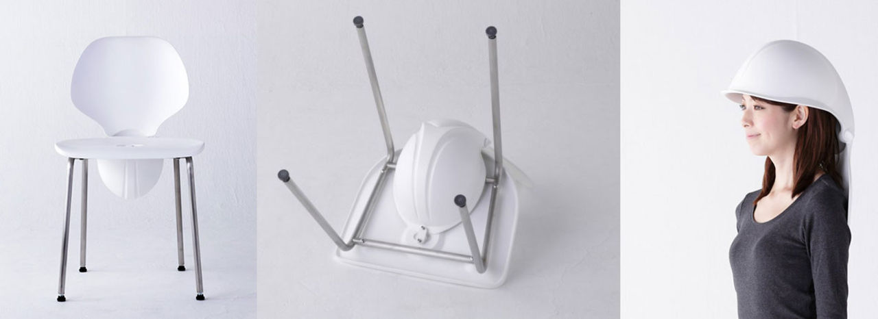 Stol blir skyddshjälm