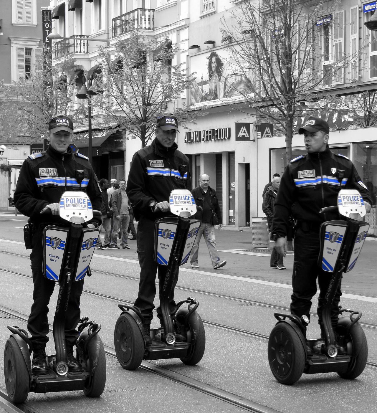 Tjuvar gripna efter Segway-jakt