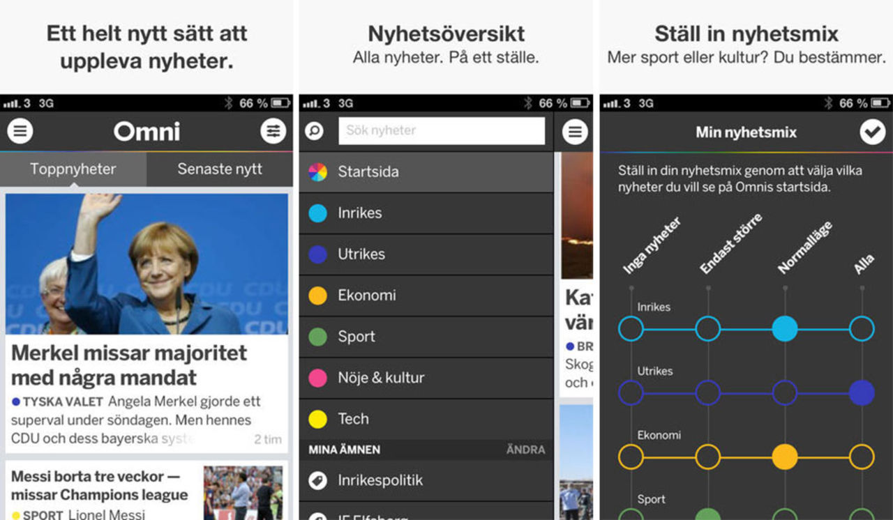 Omni - ny svensk nyhetsapp