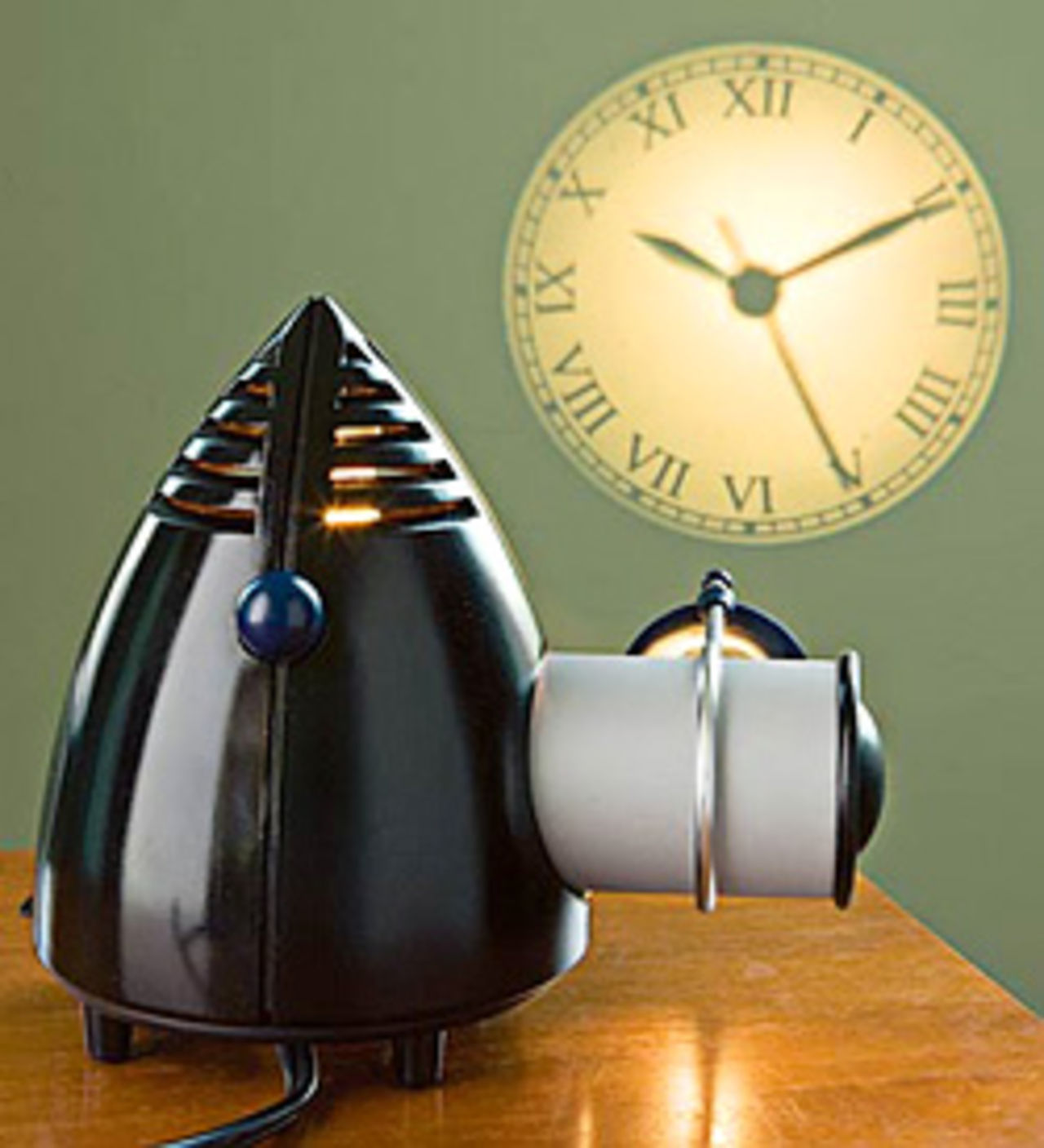 Projektionsklocka med analog urtavla