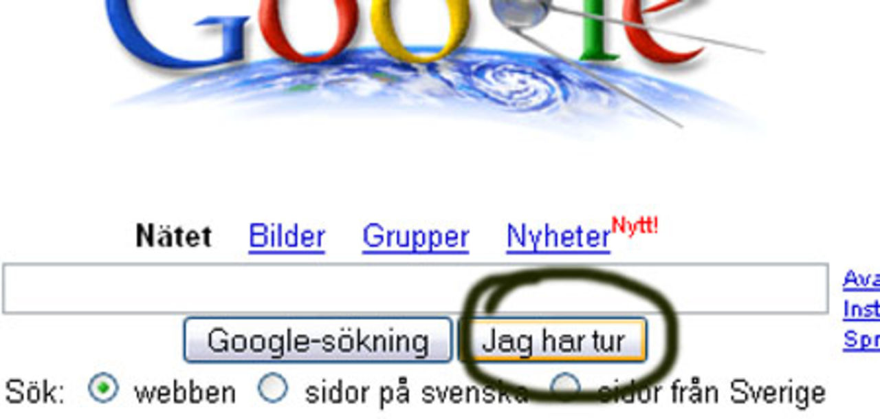 Ingen har tur enligt Google