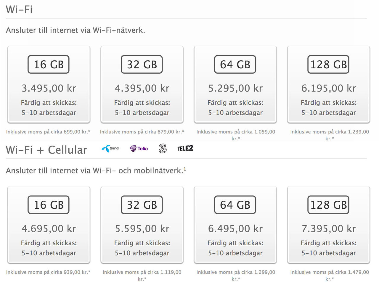 Nu kan du beställa iPad mini med retina-skärm