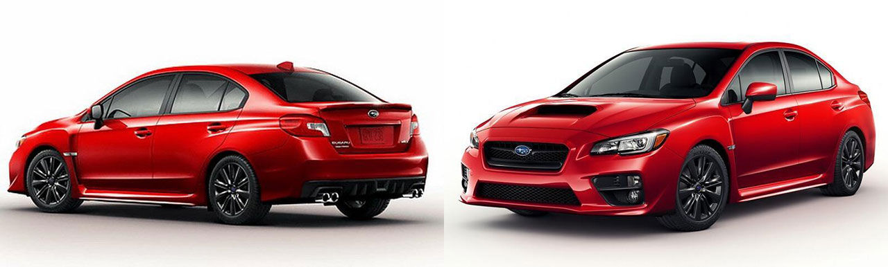 Subaru WRX läcker ut