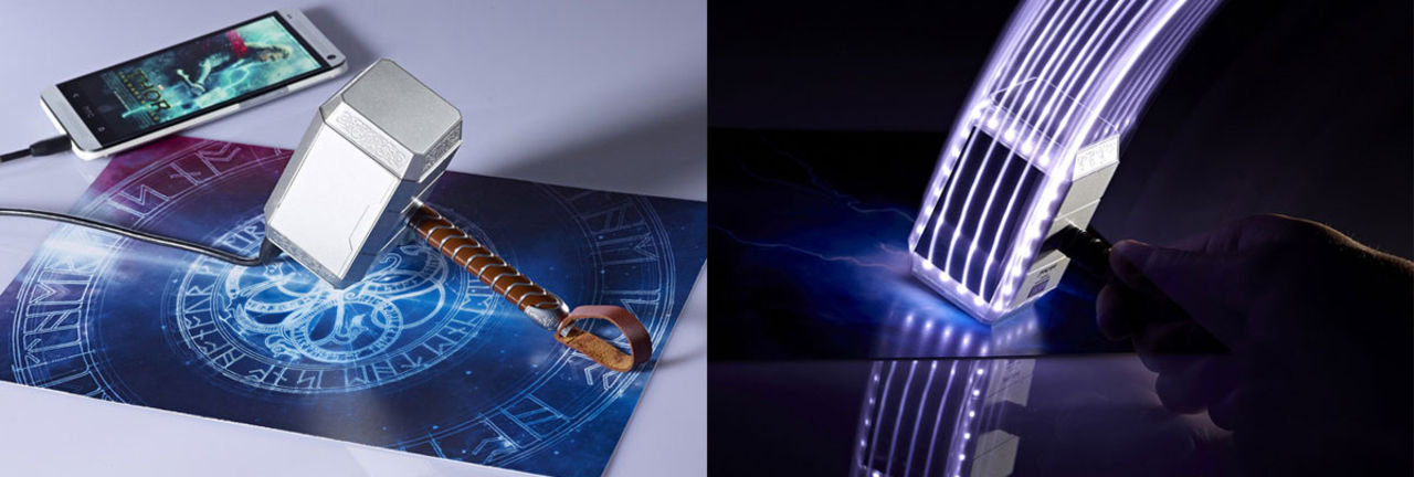 Ladda dina prylar med Thors hammare Mjölnir