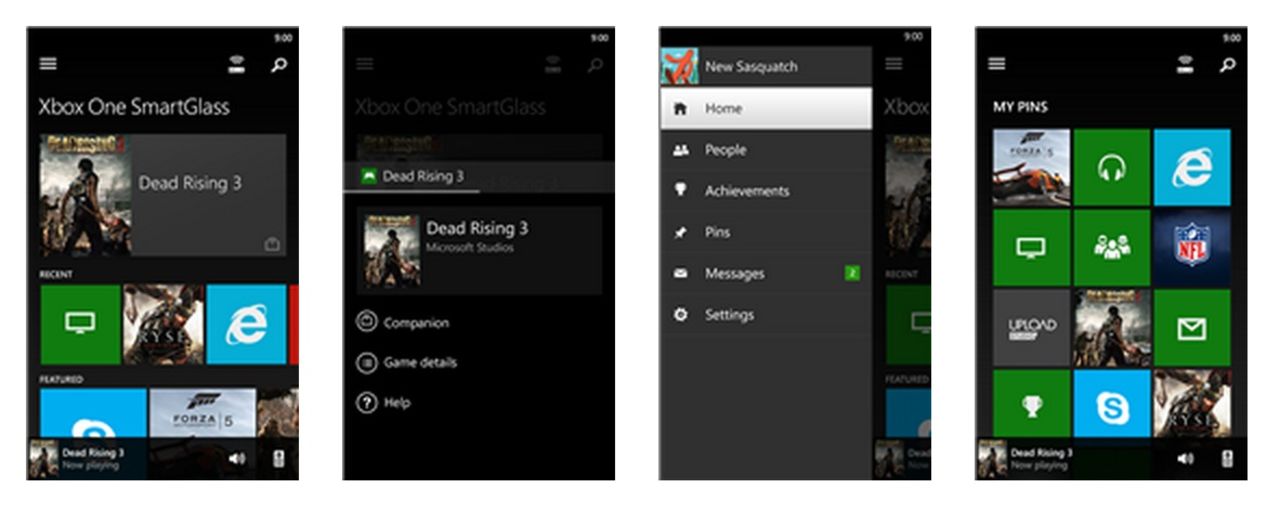 Xbox One SmartGlass-app till Windows Phone 8