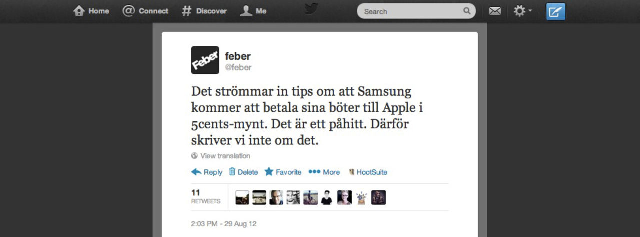 Nej, det här är fortfarande inte sant