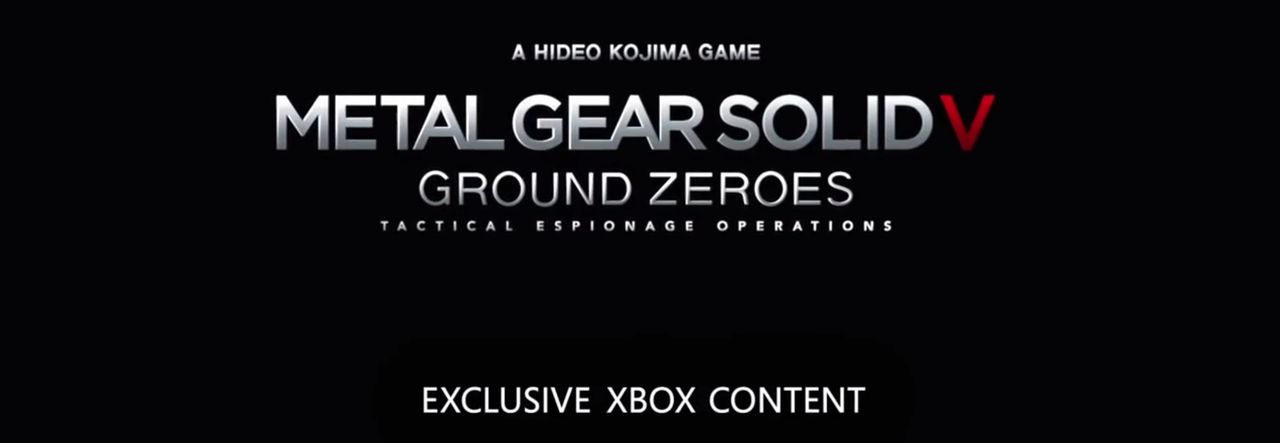 Exklusivt material för Metal Gear Solid V: Ground Zeroes på XONE