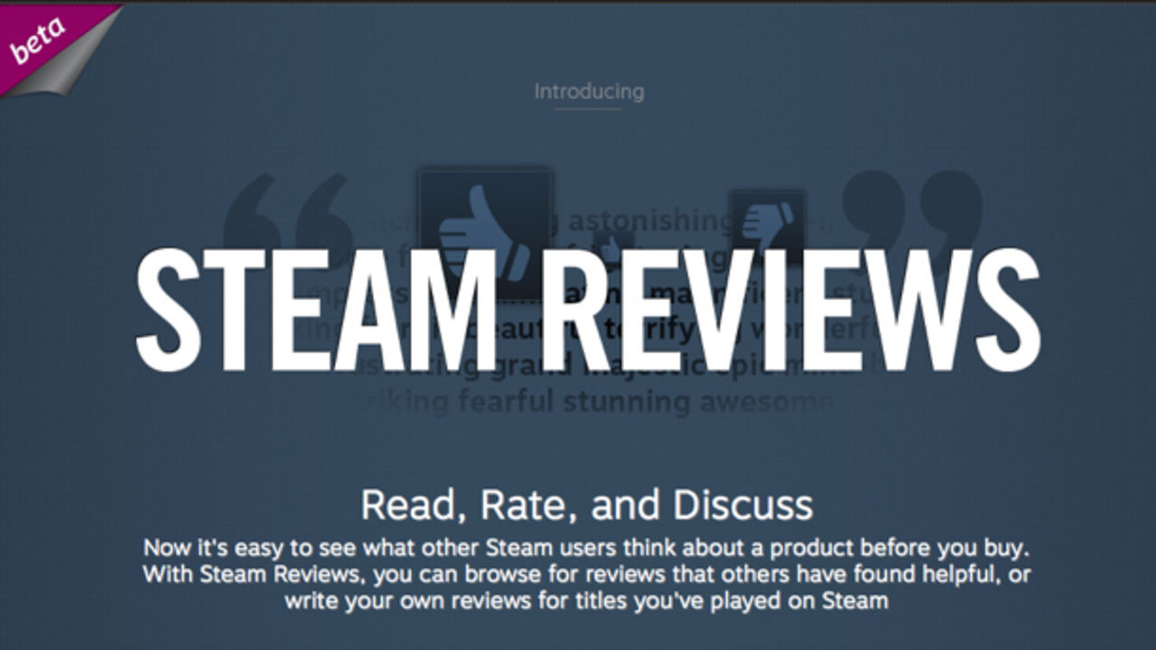 Recensera dina spel på Steam