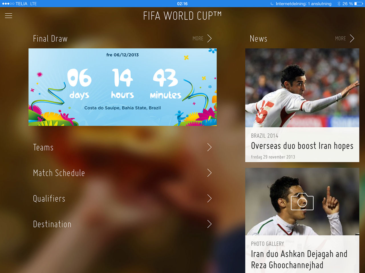 FIFA släpper app till Android och iOS