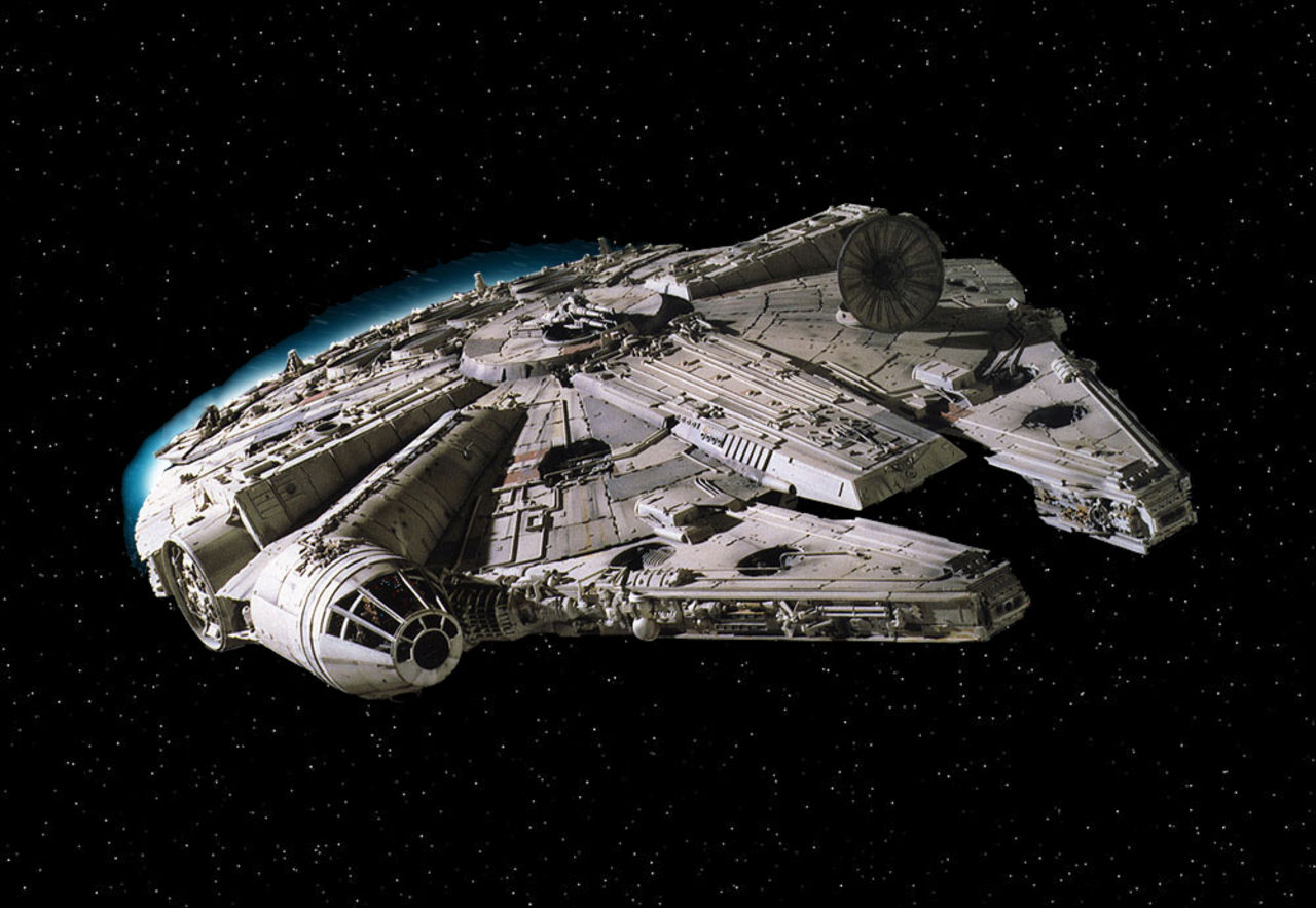 Millenium Falcon till Star Wars VII redan byggd