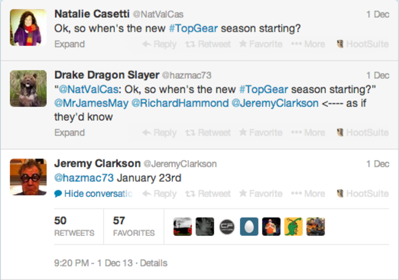 Top Gear är tillbaka den 23 januari