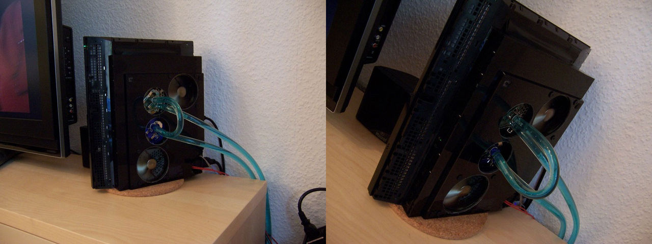 En vattenkyld Playstation 3