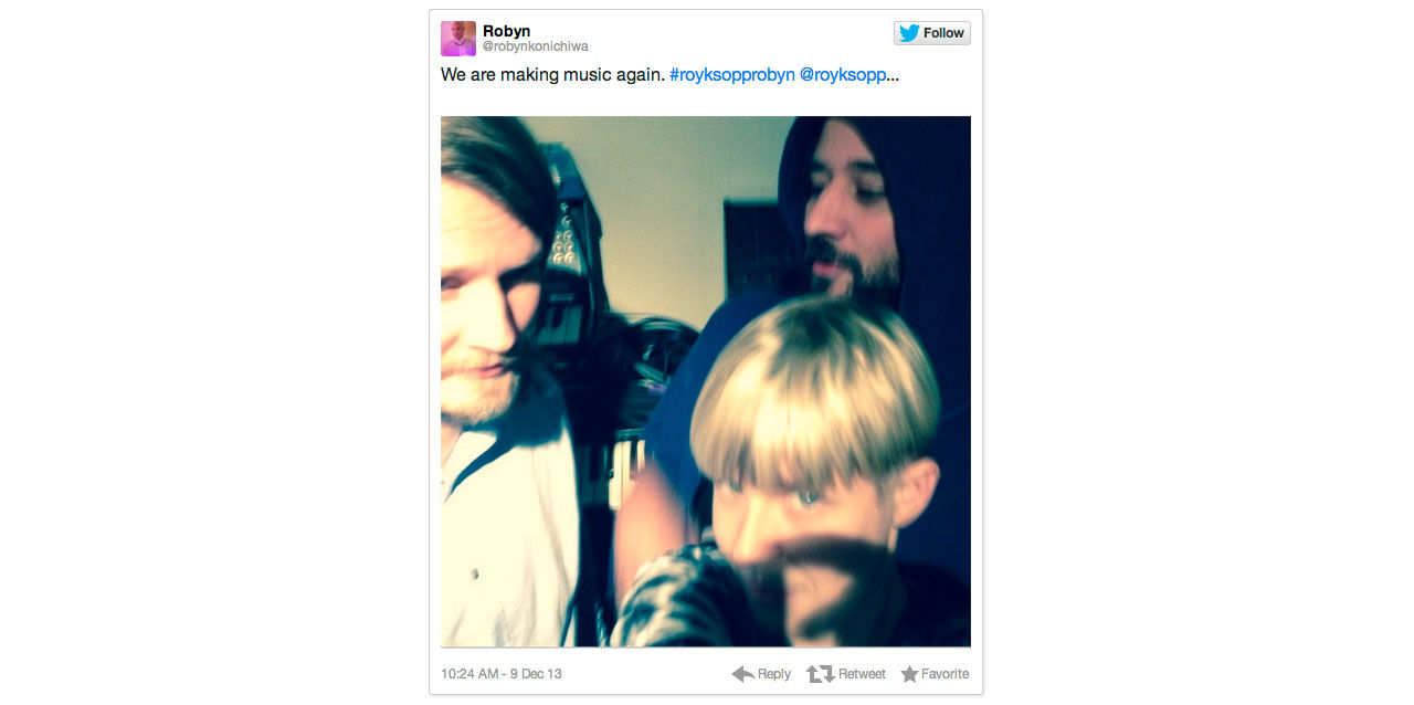 Robyn på turné med Röyksopp