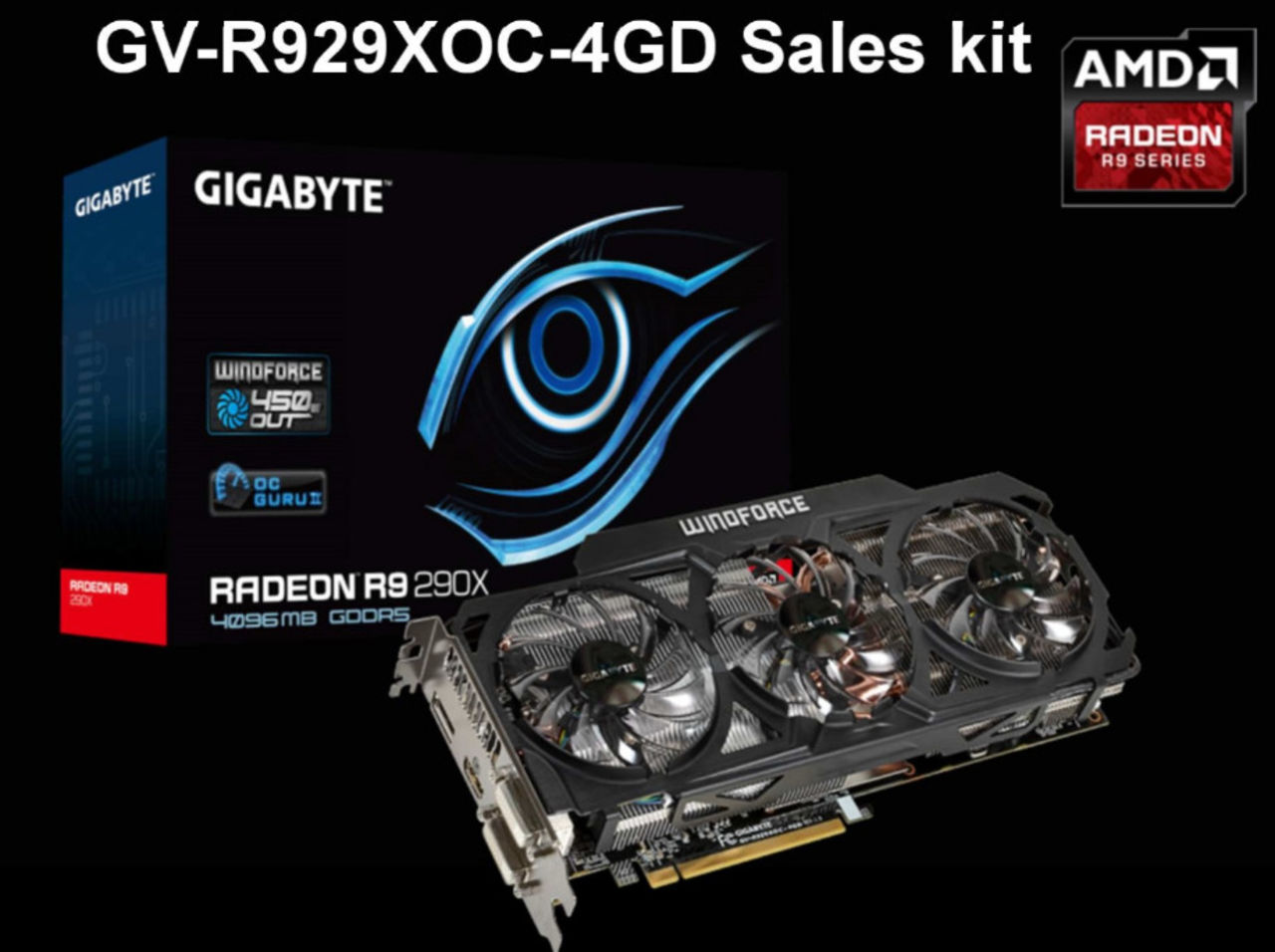 Gigabyte visar egen Radeon R9 290X