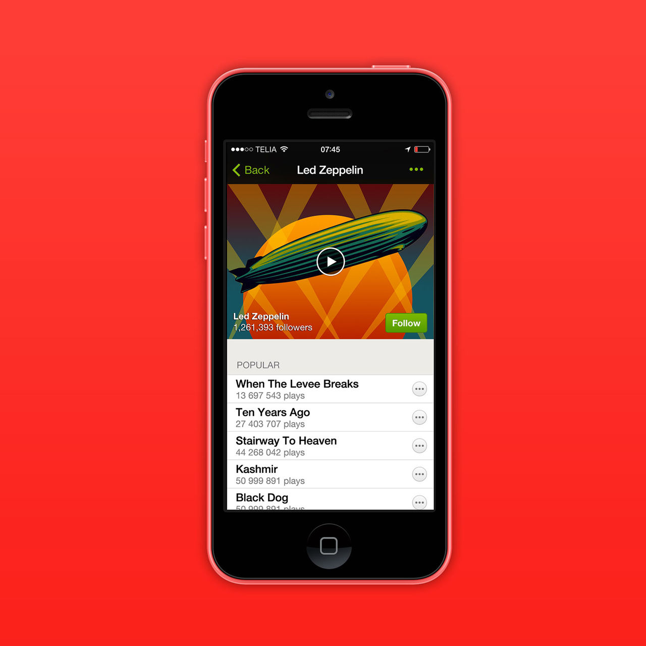 Nya Zeppelin-album varje dag på Spotify