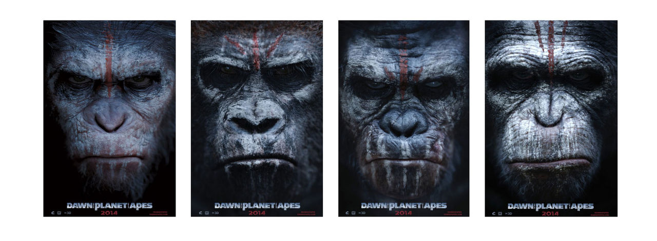 4 posters för Dawn of the Planet of the Apes