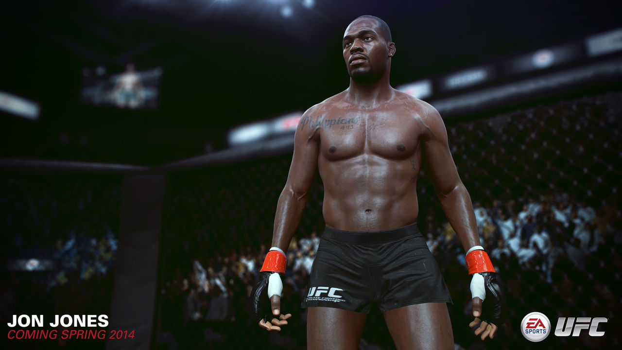 Två bilder från EA Sports UFC