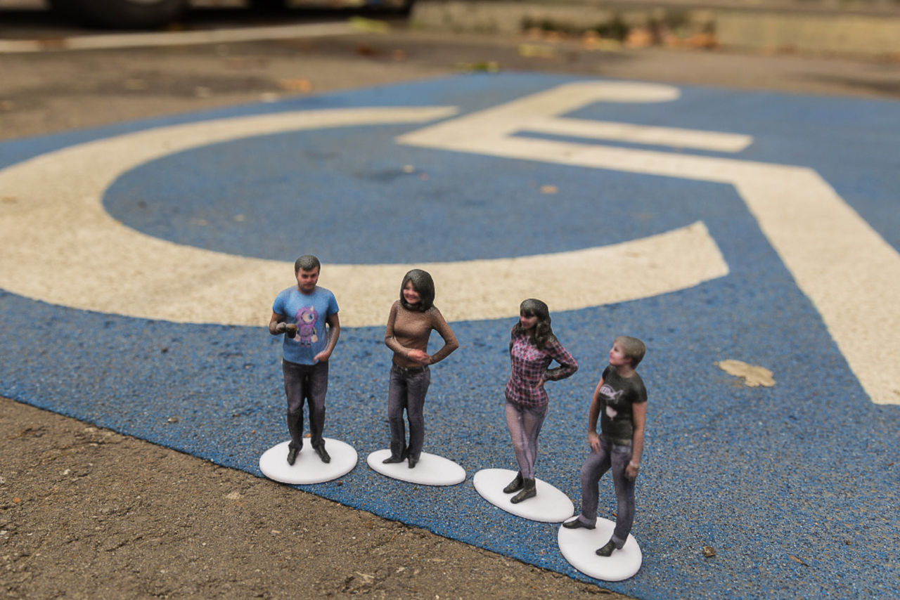 Skriv ut dig själv i liten skala