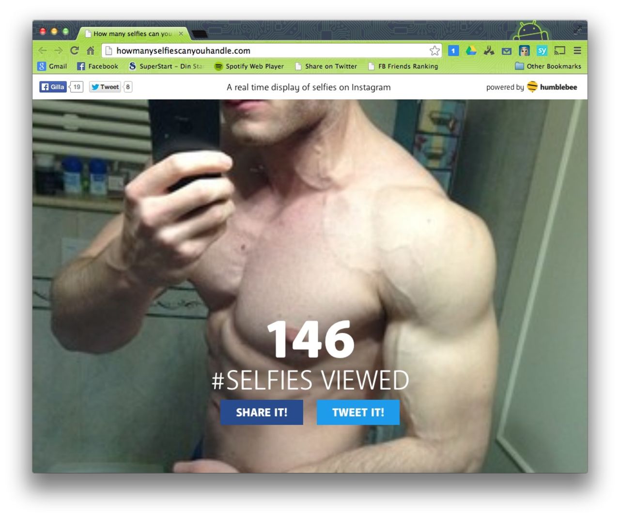 Hur många selfies fixar du att se?