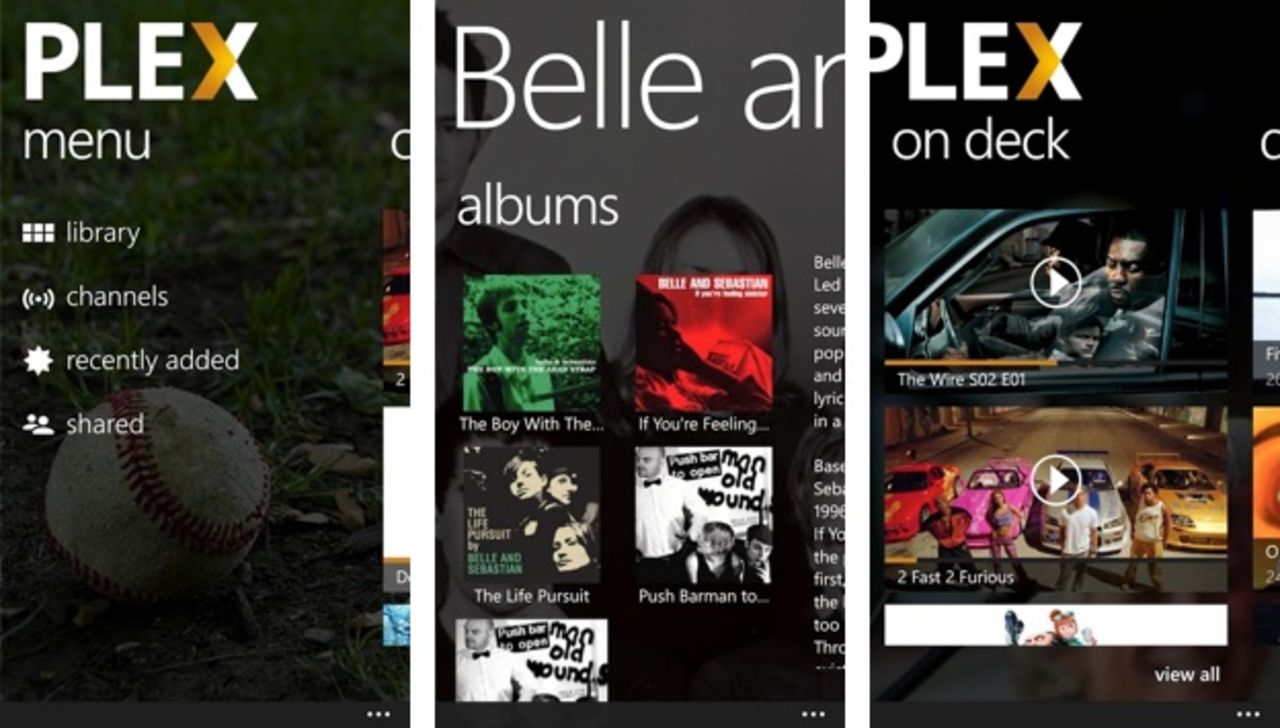 Plex till Windows Phone 8