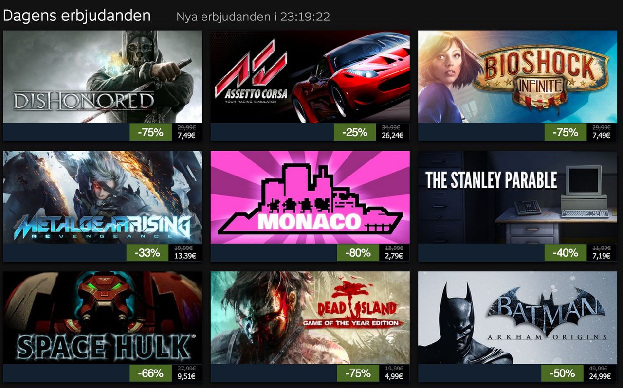 Steams vinterrea har startat