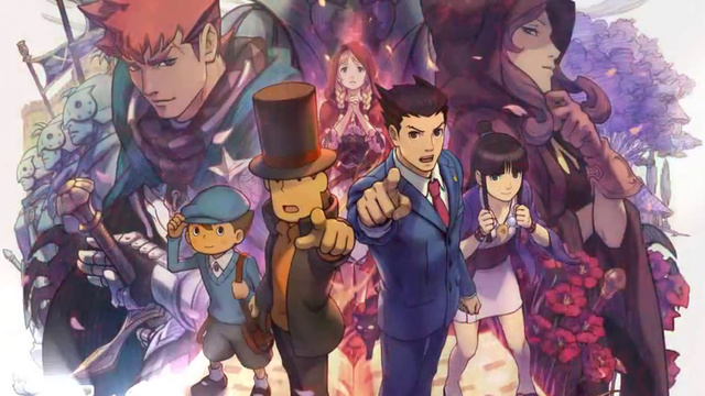 Professor Layton vs. Phoenix Wright har datum. 28 mars. | Feber / Spel