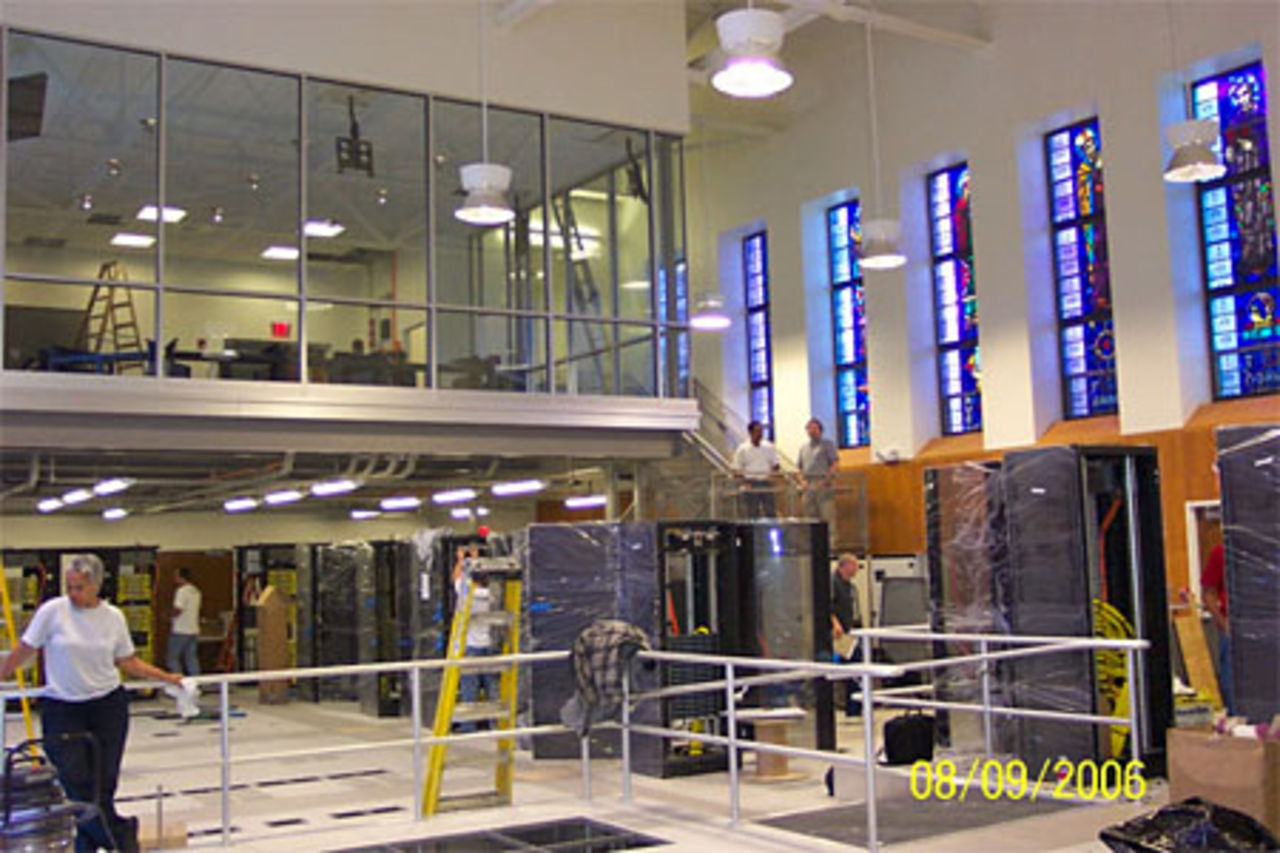 Lagra data i ett kapell