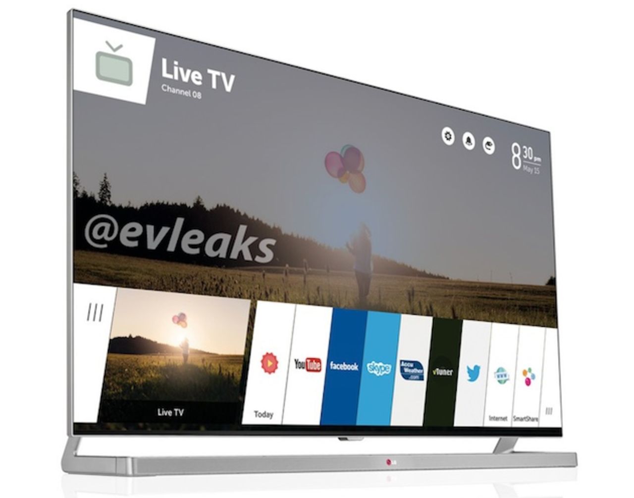 Läckt bild visar webOS på tv-apparater från LG