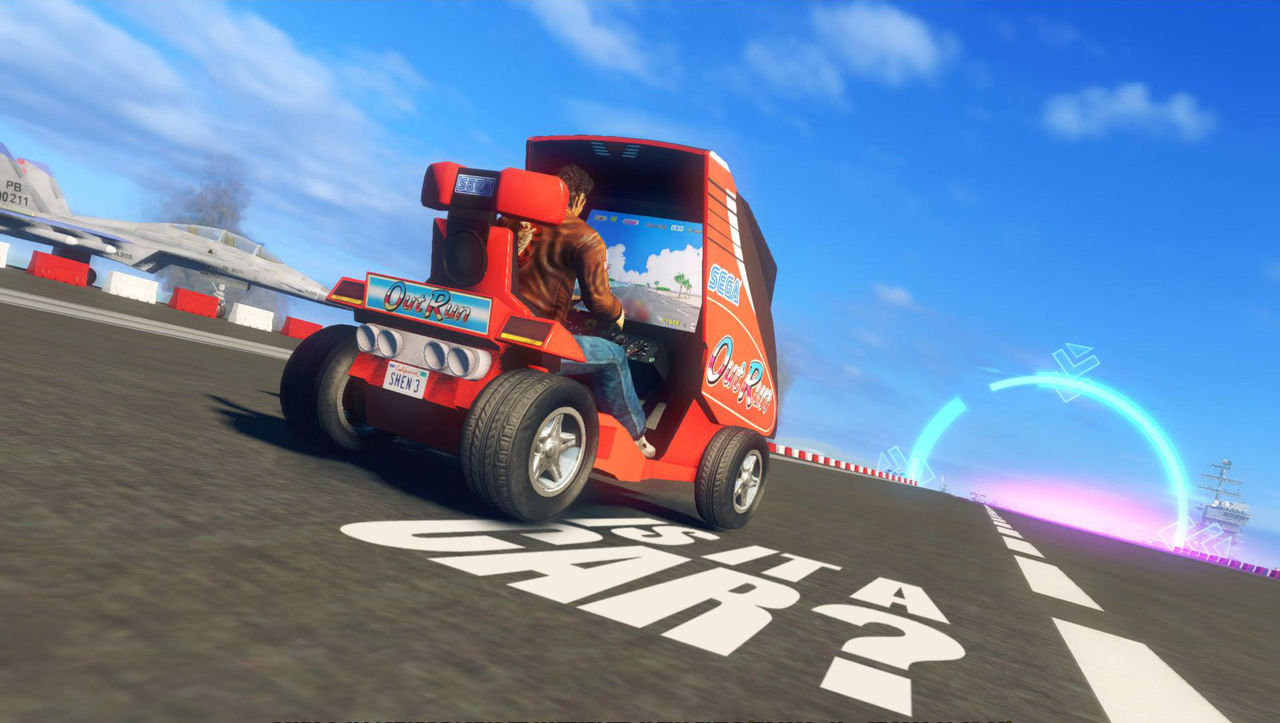 Shenmue-DLC till Sonic & All Star Racing Transformed