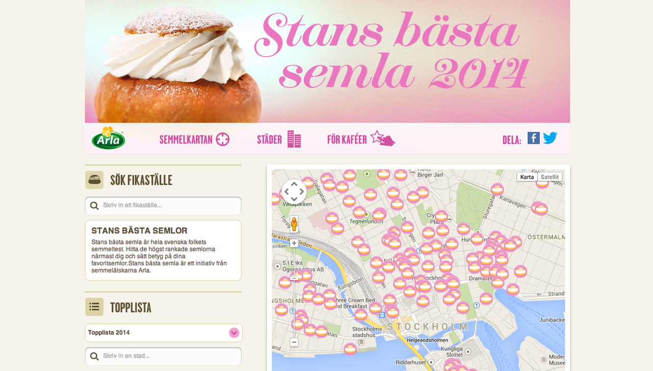 Rösta fram godaste semlan