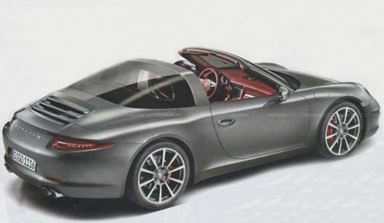 Nya Porsche 911 Targa presenteras 13 januari