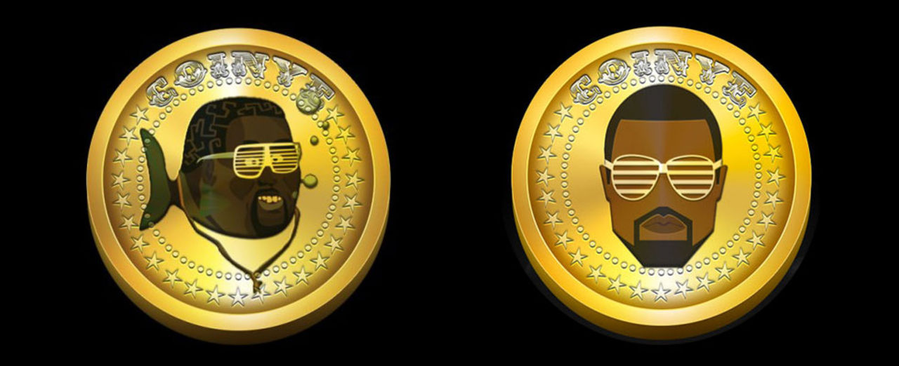 Kanye West hotar stämma digital valuta