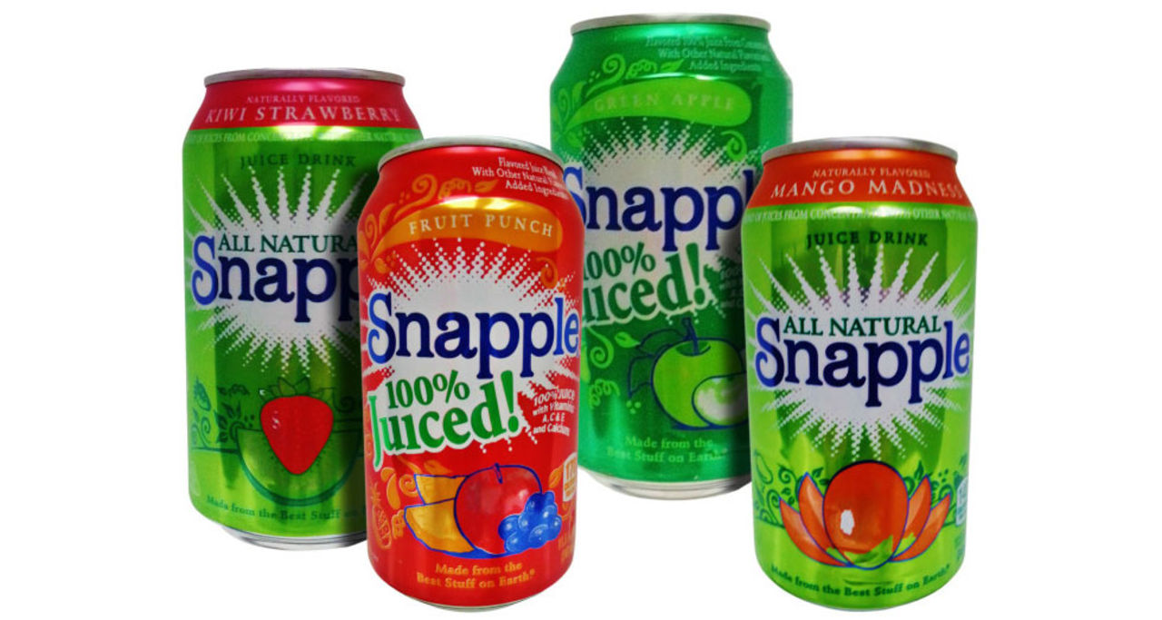 Snart finns Snapple även på burk