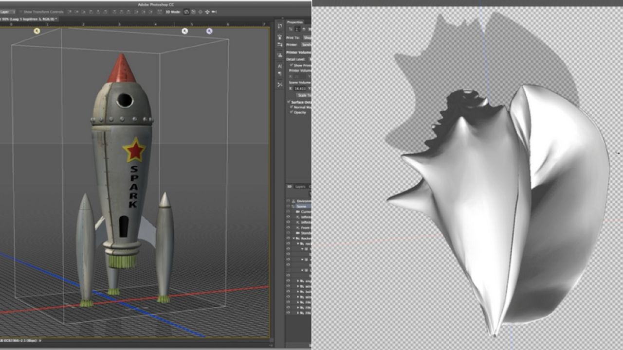 Photoshop får stöd för 3D-utskrifter