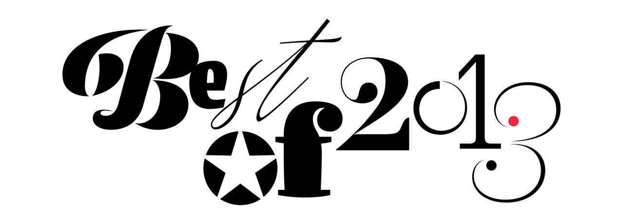 2013 års bästa typsnitt