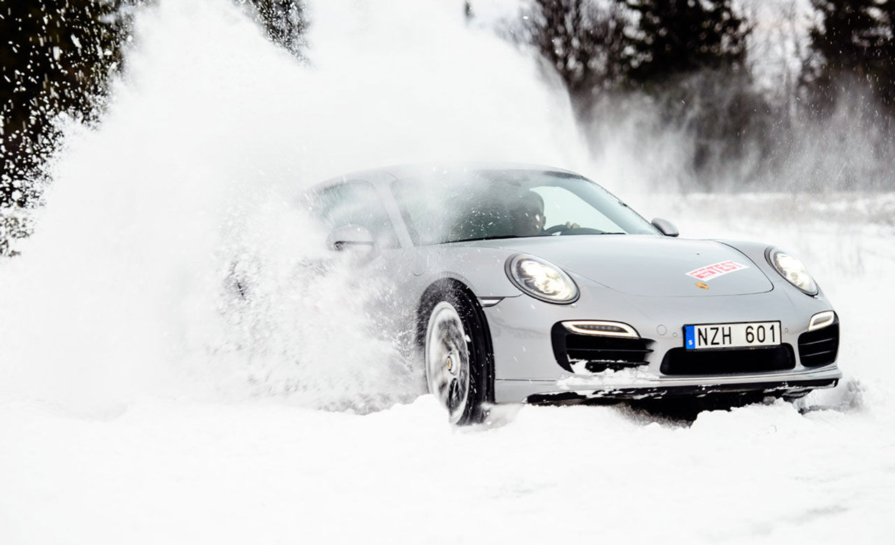 Fyrhjulsdrivet i snön