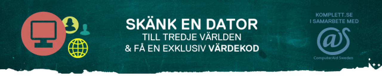 Skänk din dator till tredje världen