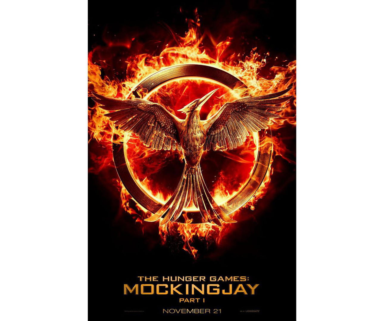 Teaserposter för The Hunger Games: Mockingjay Part 1