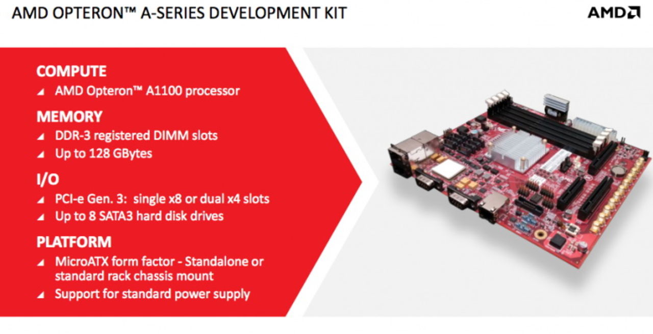 AMD avslöjar första ARM-baserade serverprocessorn